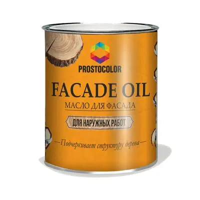 Масла для дерева Prostocolor масло для фасада prostocolor, цвет графит, 2,2л