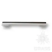 Ручки Brass Модерн 182160mp02pl16 ручка мебельная модерн, 160мм, глянцевый хром с чёрный вставкой