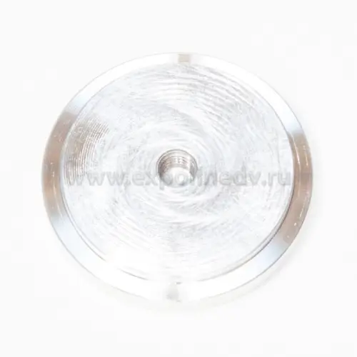 Фурнитура для стекла (Китай) крепление для стеклянных столешниц, пятак d50мм под уф склейку, алюминий