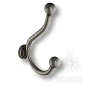 Крючки мебельные Brass 8500-33 крючок мебельный, старое серебро