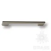 Ручки Brass Модерн 182160mp04pl15 ручка мебельная модерн, 160мм, матовый никель с коричневой вставкой